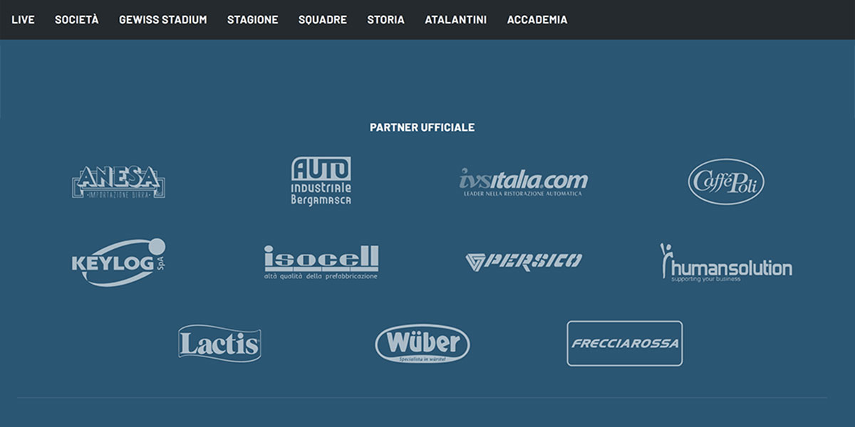 Keylog Partner Ufficiale Atalanta